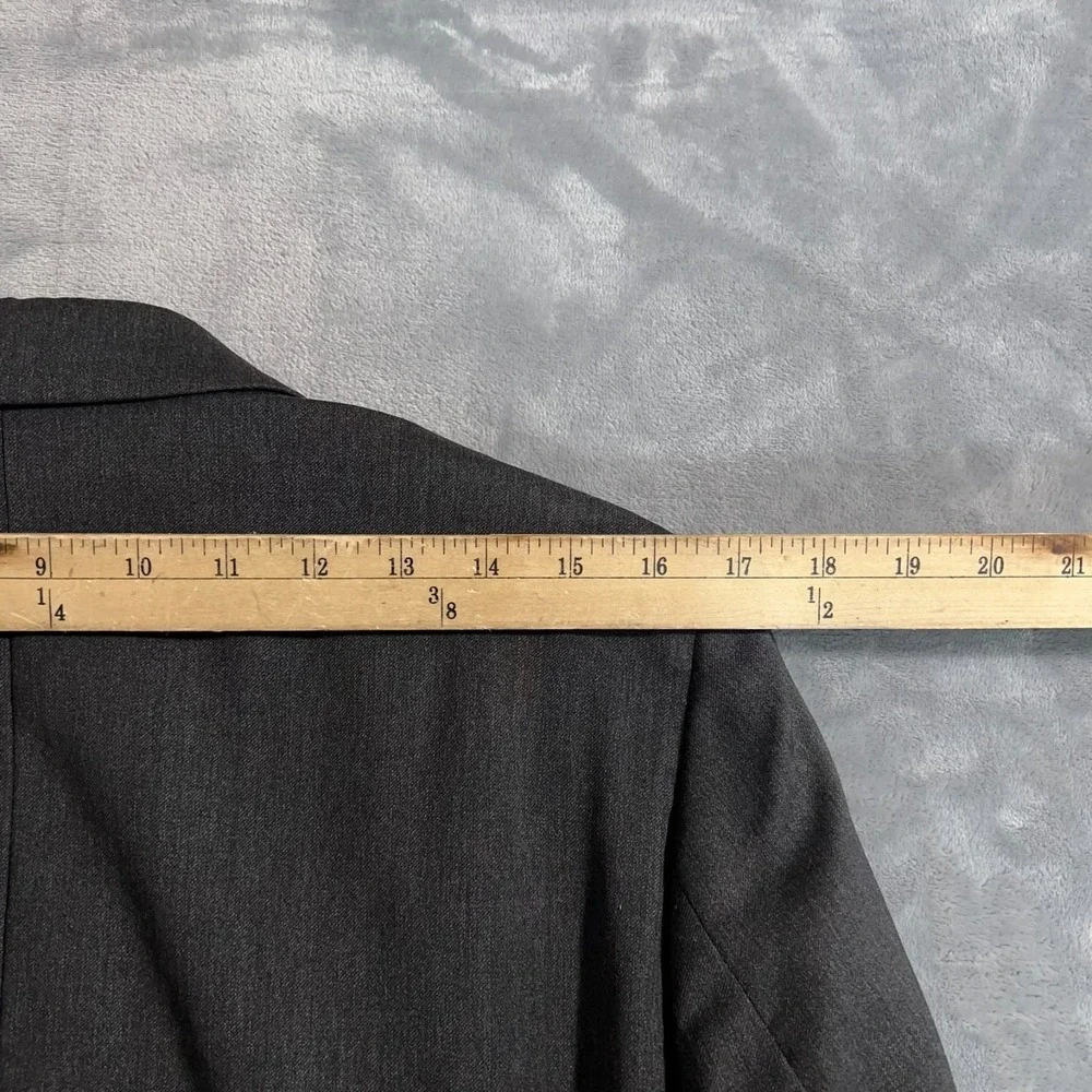 Banana Republic Suit Jacket Mens 38S Short Gray Blazer Wool Tailored Lanificio